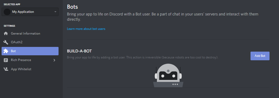 Setting Up A Bot Application Discordjs Guide